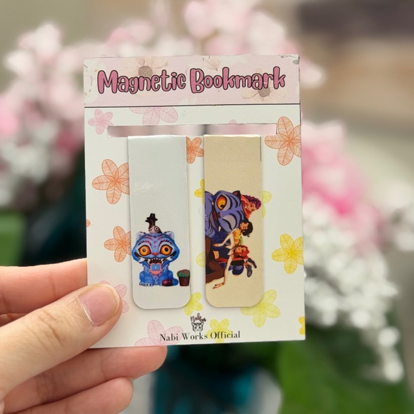 Pack of 2 Magnetic Bookmarks Wedding Souvenir Birthday Giveaways Sublimation Mag - Picture 1 of 2